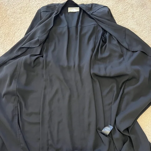 Aritzia Babaton Black Flowy Belted Midi Dress 🖤 - Picture 5 of 6